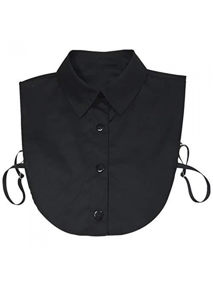 Collar Detachable Dickey Collar Blouse Half Shirts Peter Pan Faux False Collar for Women & Girls Favors 