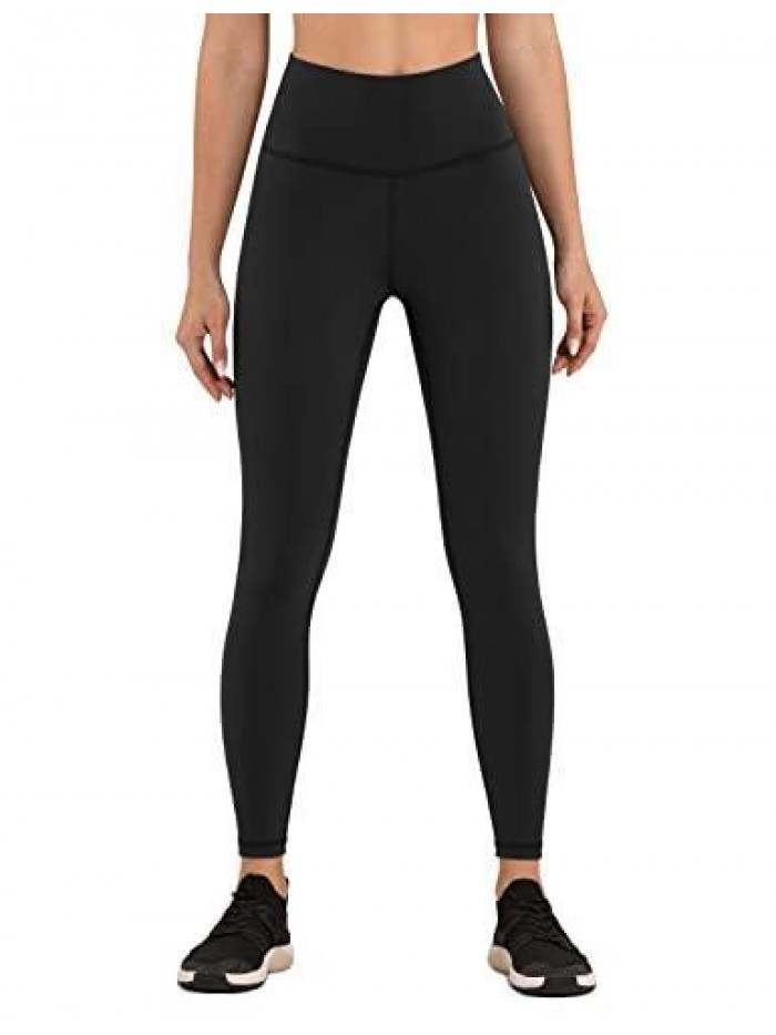YOGA Women's Ulti-Dry Workout Leggings 25 Inches - High Waisted Yoga Pants 7/8 Athletic Leggings 