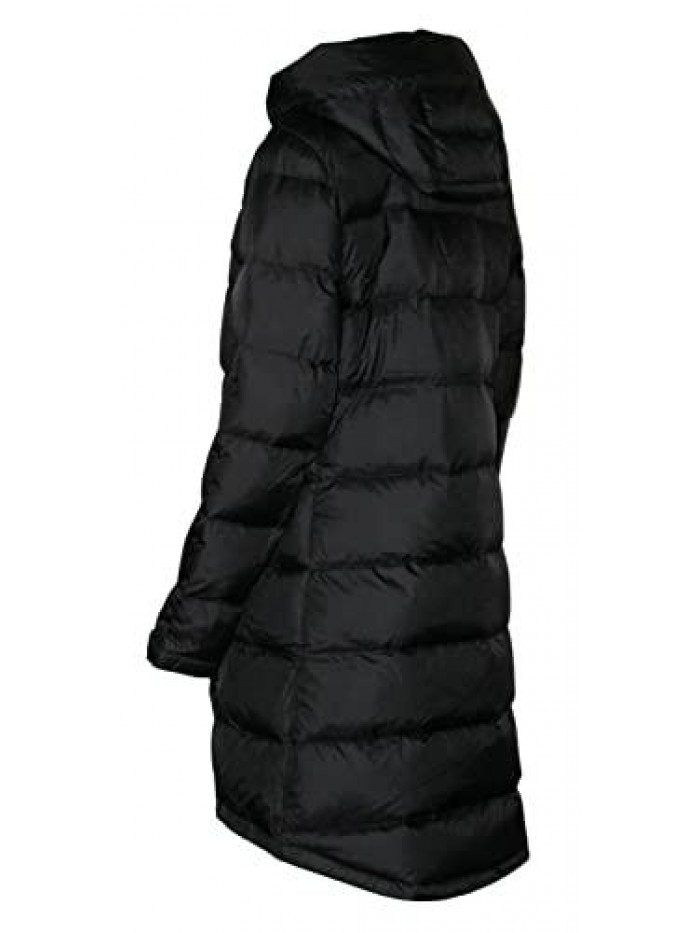 North Face Women's Metro III Parka Down Winter Long Hooded Puffer Jacket 