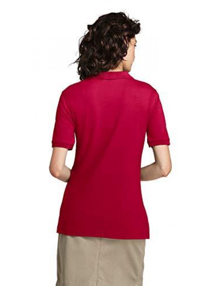 School Uniform Women's Short Sleeve Interlock Polo Shirt  