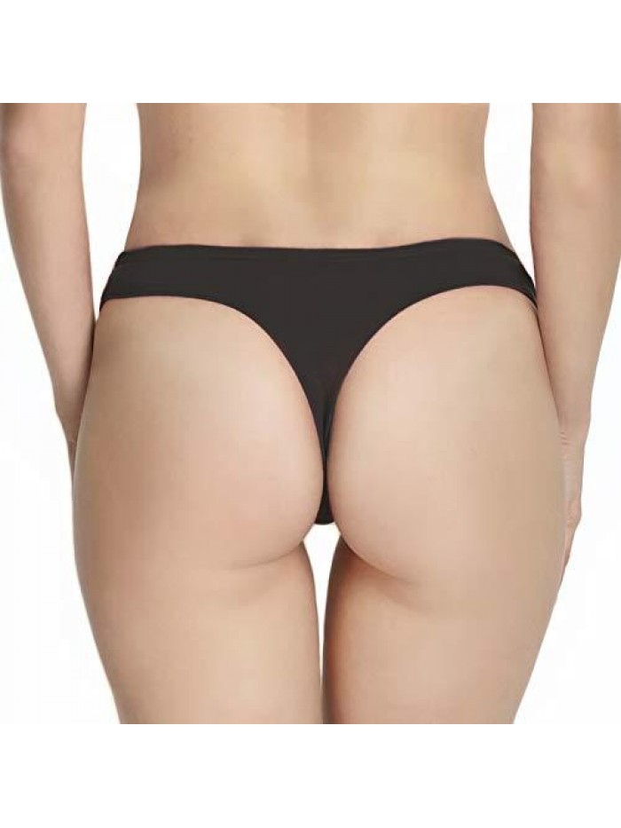 Women's Breathable Cotton Thong Panties Pack of 6 