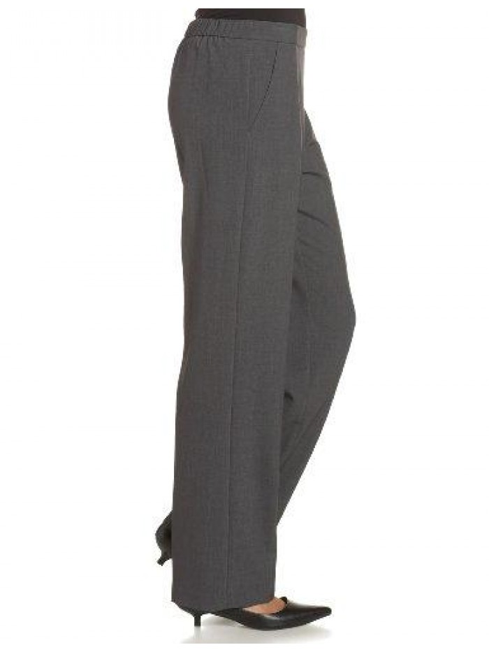 New York Women's Pull on Dress Pant Average Length & Short Length 