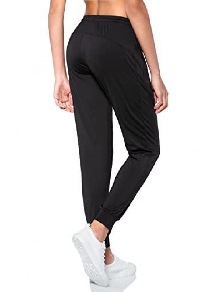 Gradual Women's Joggers Pants with Zipper Pockets Tapered Running Sweatpants for Women Lounge, Jogging 