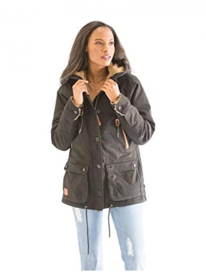 Ranch Women's All-Weather Anorak Sherpa-Lined Jacket 
