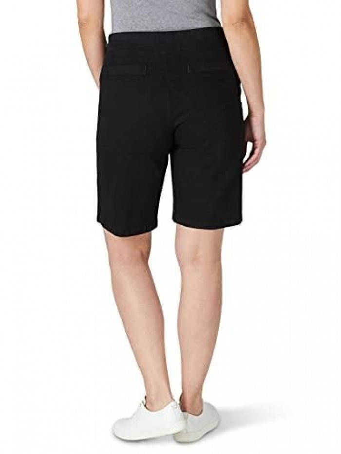 Classic Collection Women's Relaxed Fit Flat Bermuda Short 
