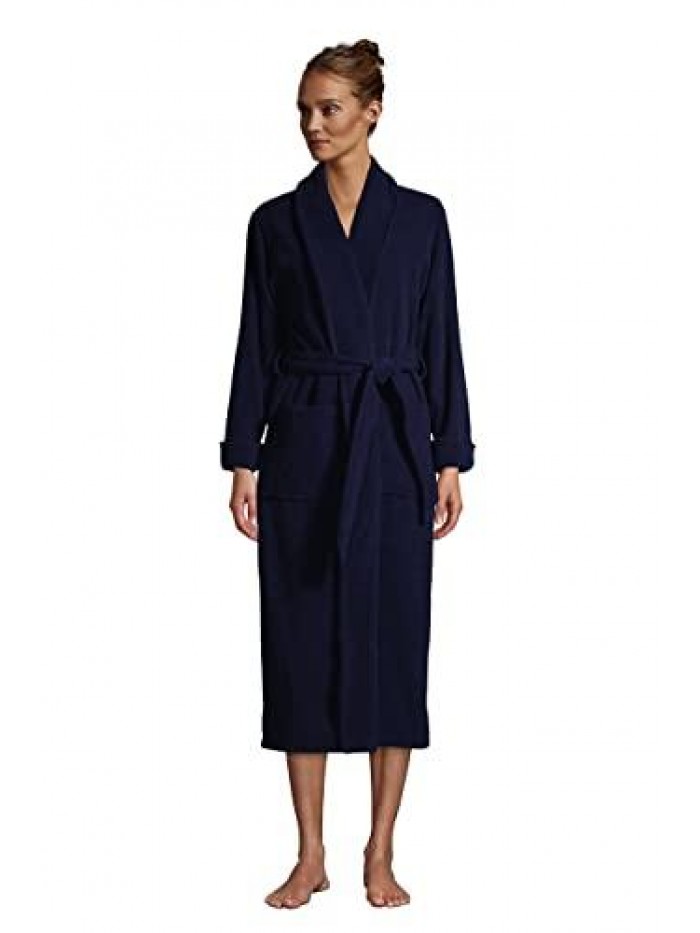 Women's Cotton Terry Long Spa Bath Robe  