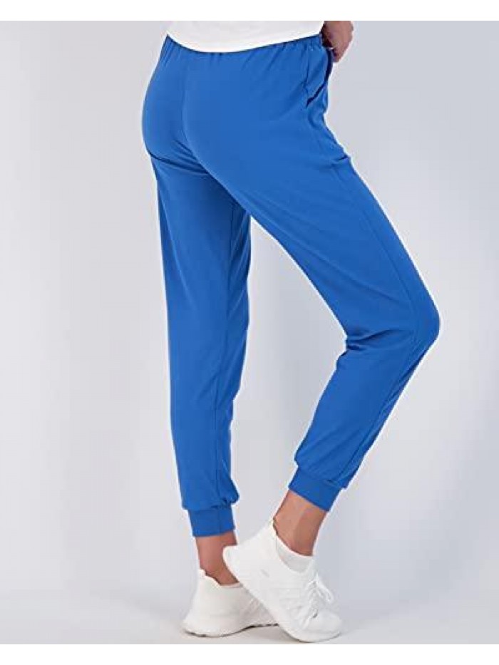 3 Pack: Women's Ultra-Soft Lounge Joggers Athletic Yoga Pants with Pockets & Drawstring  
