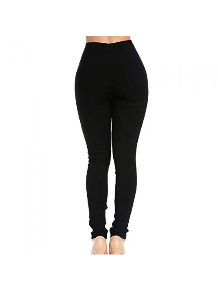 Leisure Street Pants for Women Wear Sexy Solid Color Slim Stretch Pants 