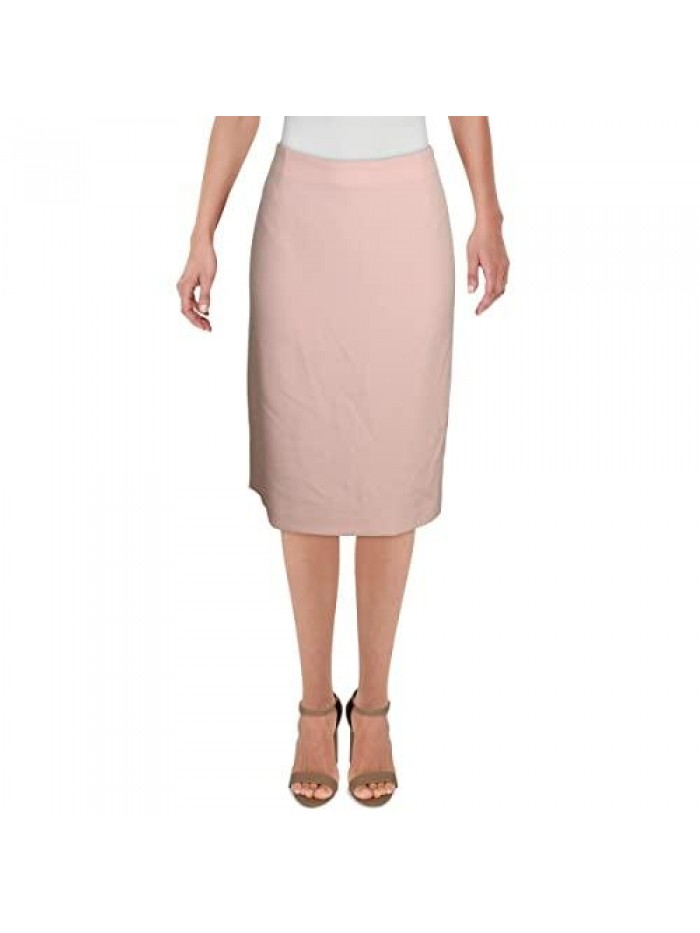 Women's Stretch Crepe Slim Skirt 