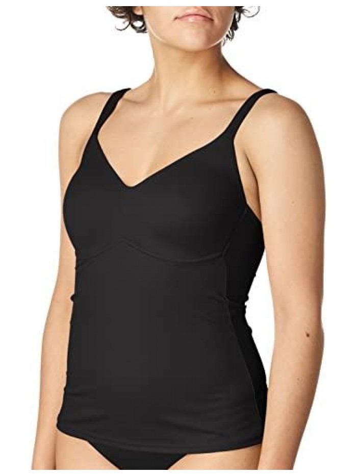 By Rhonda Shear Women's Plus Size Molded Cup Camisole 