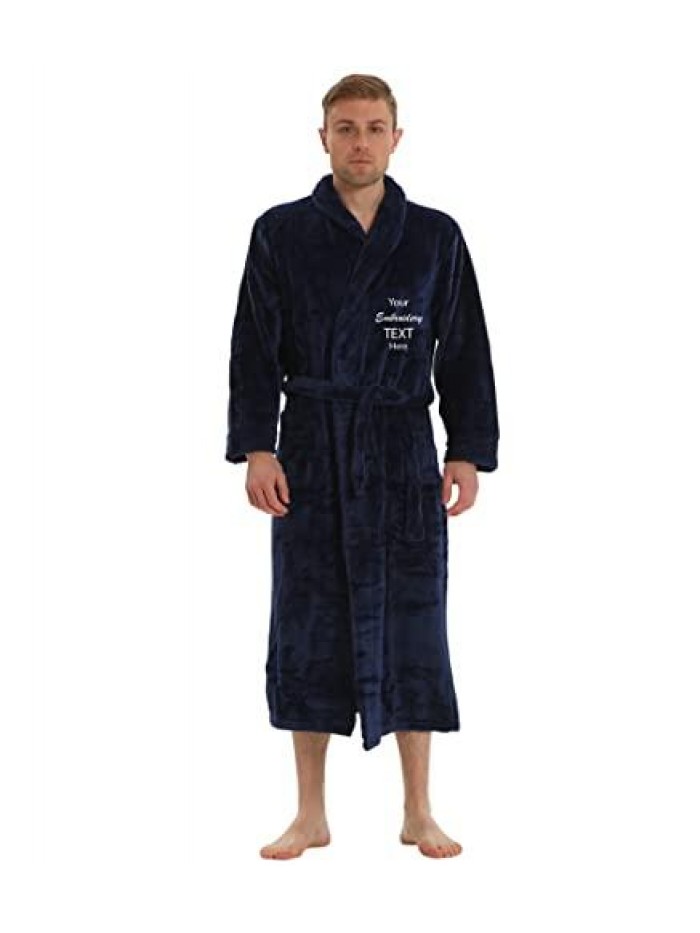 Robe for Women and Men | His and Her Robes with Personalization Options | Super Soft Luxurious Spa Bathrobes 