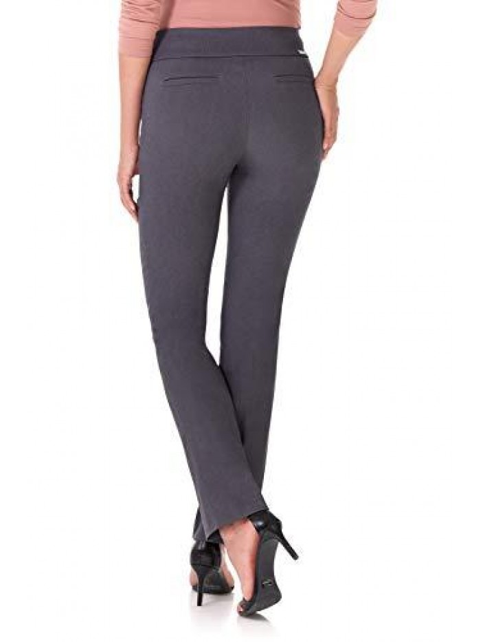 Women's Ease Into Comfort Everyday Chic Straight Pant w/Tummy Control 