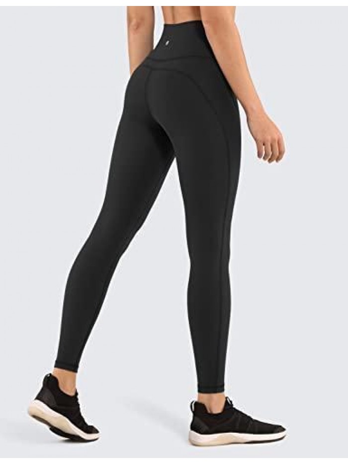 YOGA Women's Ulti-Dry Workout Leggings 25 Inches - High Waisted Yoga Pants 7/8 Athletic Leggings 