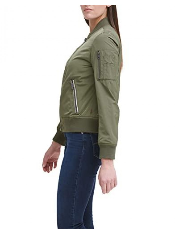 Women's Melanie Bomber Jacket (Standard & Plus Sizes) 