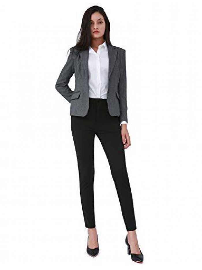 Dress Pants for Women Business Casual Stretch Skinny Work Pants with Pockets 