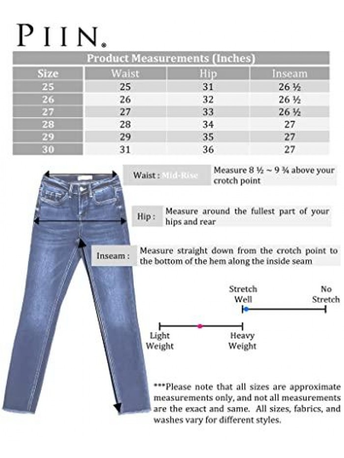 by Flying Monkey Whisker and Fading Wash Mid-Rise Dark Blue Stretch Skinny Jeans 