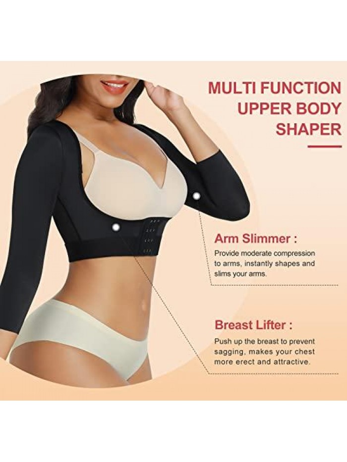 Arm Shaper Post Surgery Arm Compression Sleeves Lipo Garment Posture Corrector Shapewear Tops 