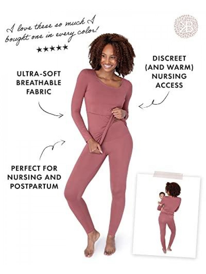 Bravely Jane Nursing Pajama Set | Nursing Pajamas for Breastfeeding 