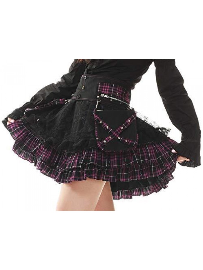Charm Women's Punk Lolita Nana Skirt 
