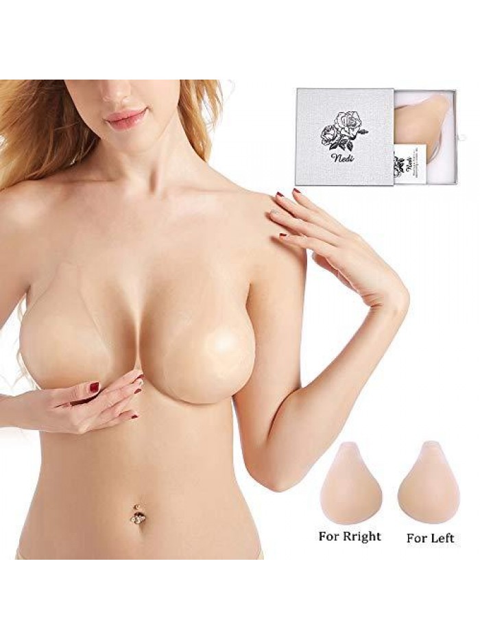 Invisible Lift Up Bra Stick On Bra Stickers Breast Lift Petals Adhesive Bra Reusable Backless Strapless Bra Deep V Push Up Self Adhesive Bra Sticky Bra Nude 