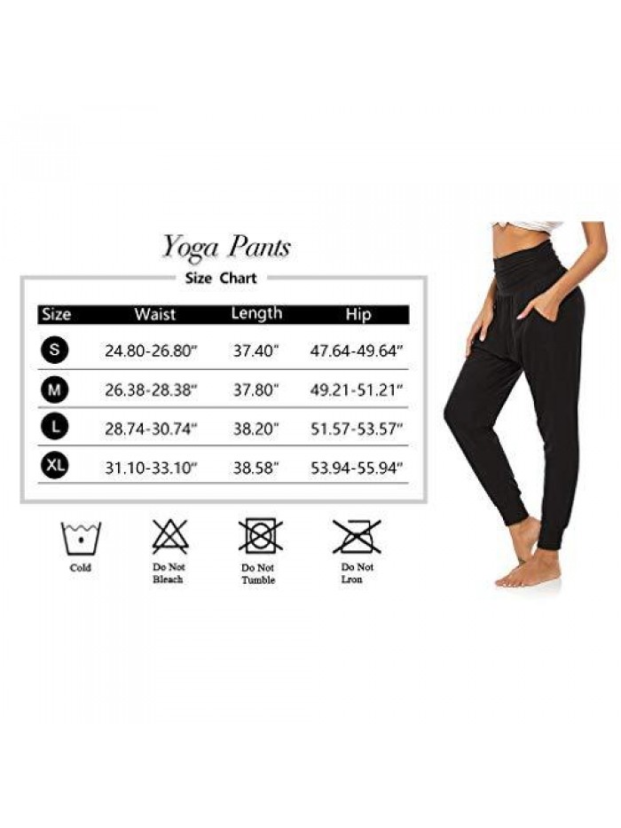 Womens Yoga Sweatpants Loose Workout Joggers Pants Comfy Lounge Pants with Pockets 