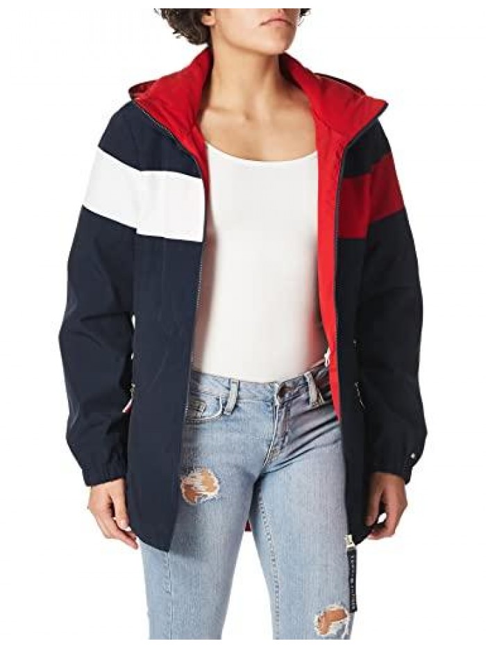 Hilfiger Women's Packable Jacket with Hood 