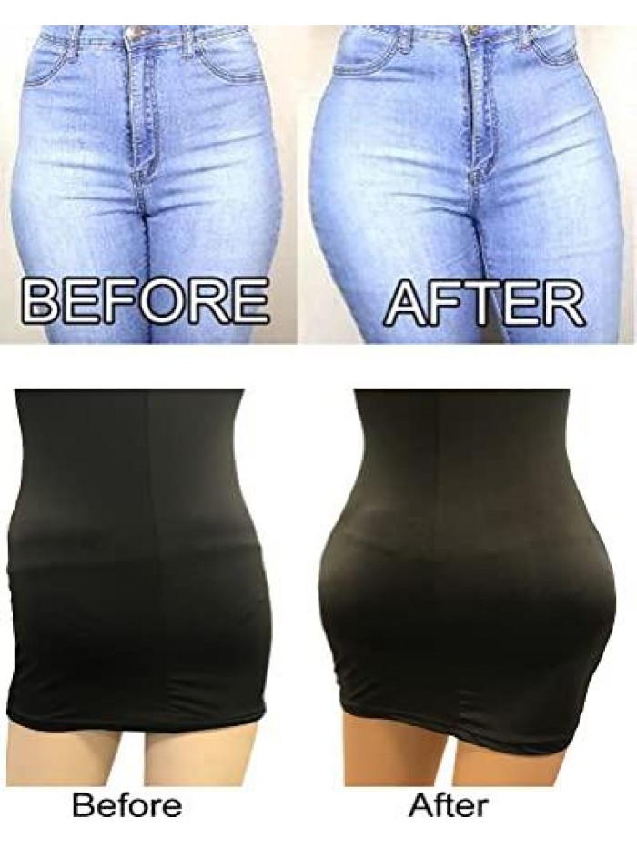 Fake Hip Pads for Women Hip Dip Shapewear Hip Enhancer Butt Pads Shaper Butt Lifter Padded Underwear Tummy Control 