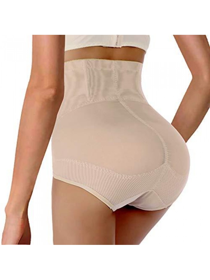 Women Butt Lifter Shapewear Hi-Waist Double Tummy Control Panty Waist Trainer Body Shaper 