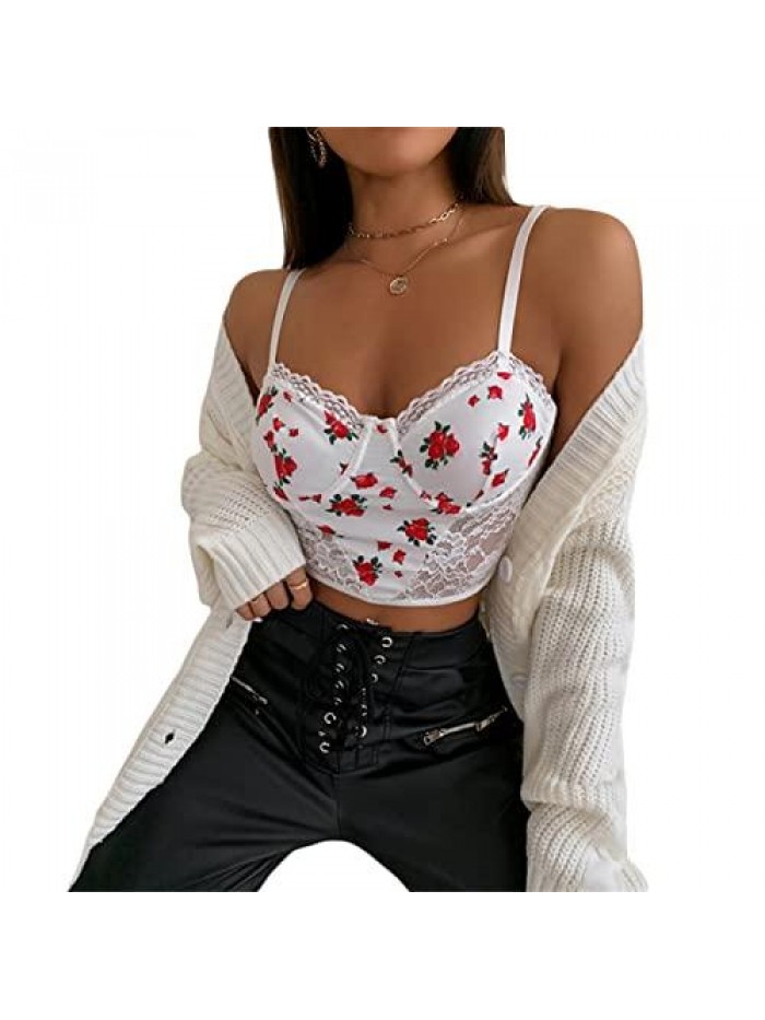 Sexy Corset Crop Top Y2k Bustier Backless Tank Top Lace Up Strap Cami Vest E-Girl Solid Color Streetwear 