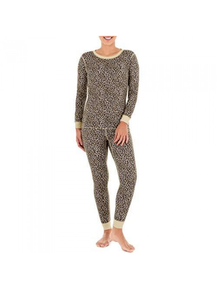 of the Loom womens Micro Waffle Premium Thermal Set 