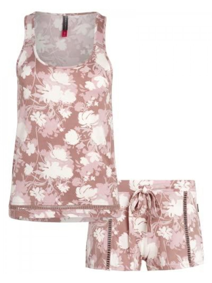 Women's Pajama Set - 2 Piece Tank Top and Sleep Shorts (S-XL)  