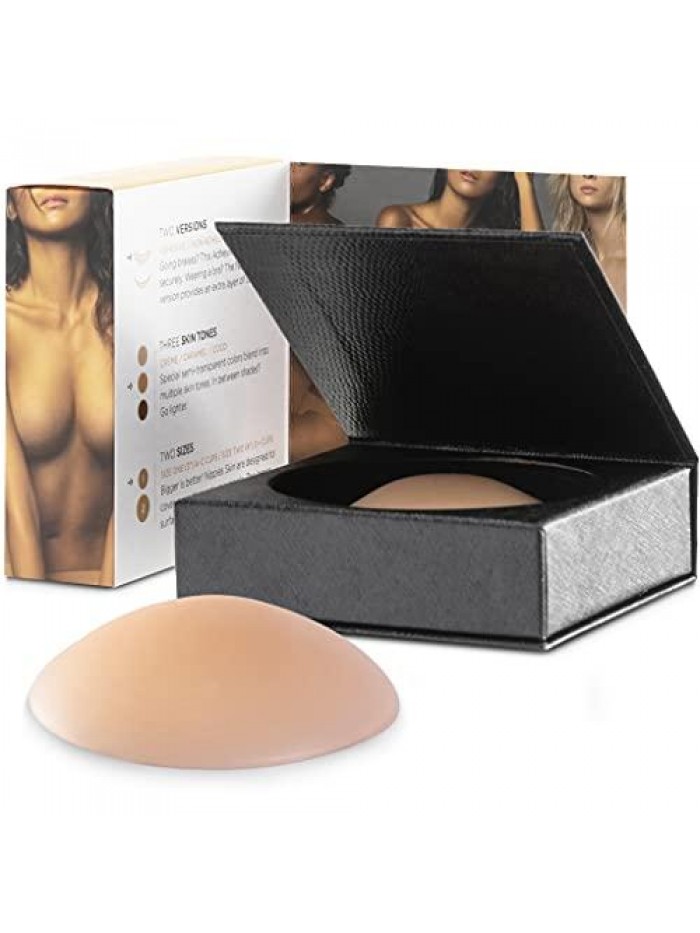 Nipple Covers for Women – Adhesive Silicone Pasties with Travel Box 