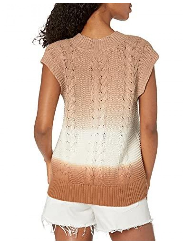 The Drop Women's Camille Cable Sweater Vest