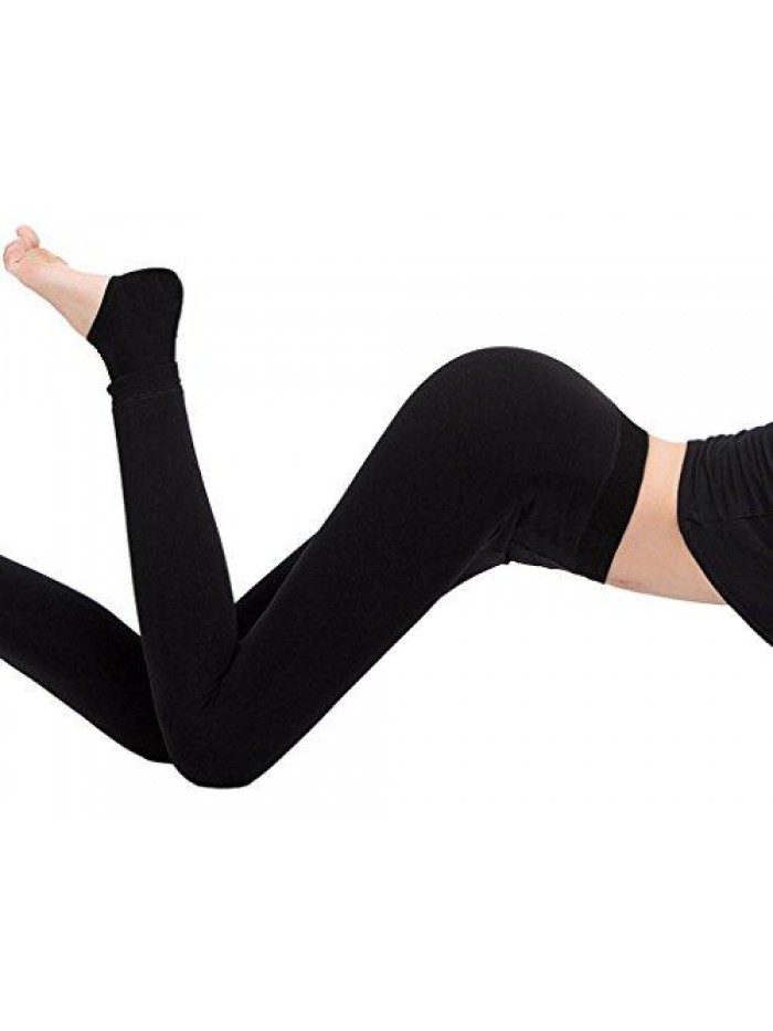 Women's Winter Warm Pantyhose Tights Elastic Fleece Lined Leggings Pants 