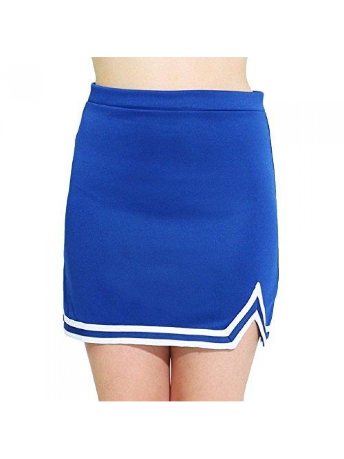 Womens Big Kid Double V A-Line Cheer Uniform Skirt 