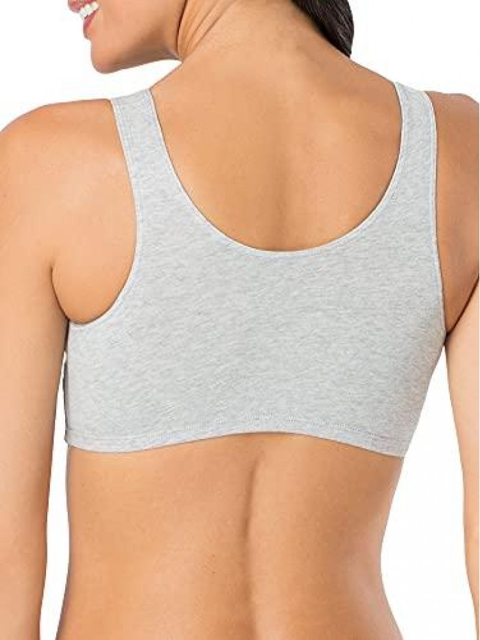 of the Loom Women's Built Up Tank Style Sports Bra 