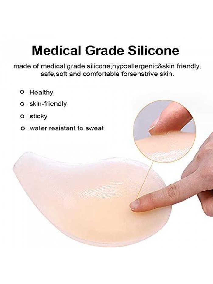 Bra for Women Push Up, Premium Silicone Bra Tape Breast Lift Pasties Sticky Bra A/B/C Cup 
