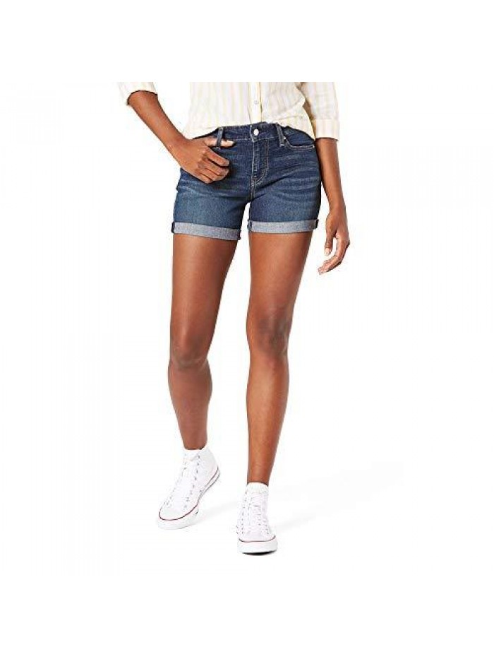by Levi Strauss & Co. Gold Label Women's Mid-Rise Shorts (Standard and Plus) 
