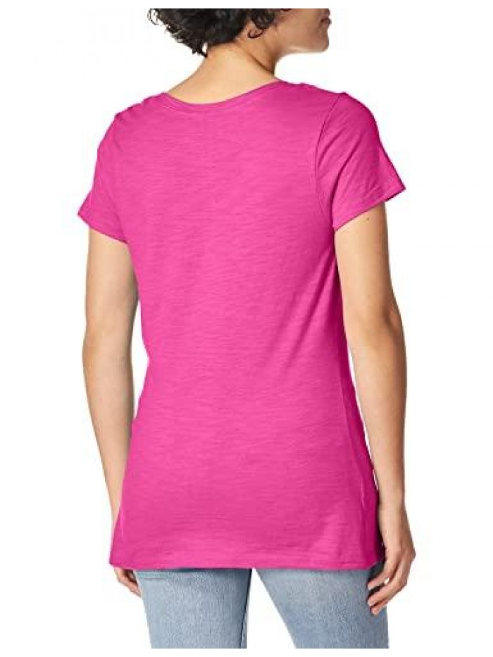 Women's Shirred V-Neck T-Shirt 