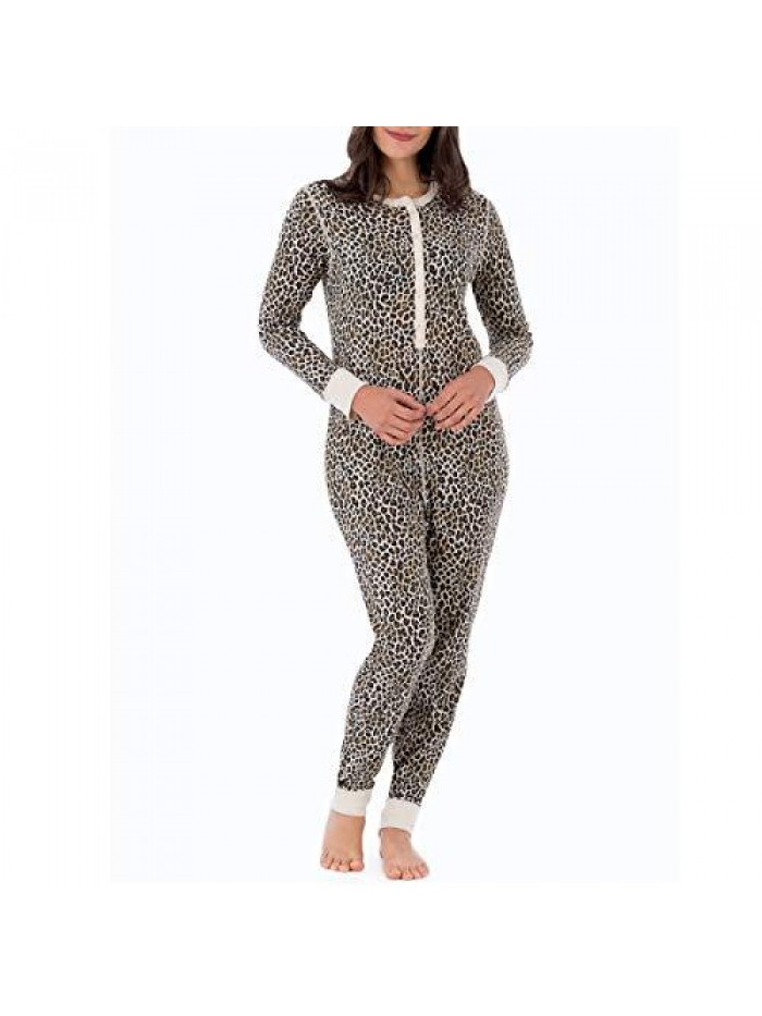 of the Loom womens Micro Waffle Premium Thermal Union Suit 