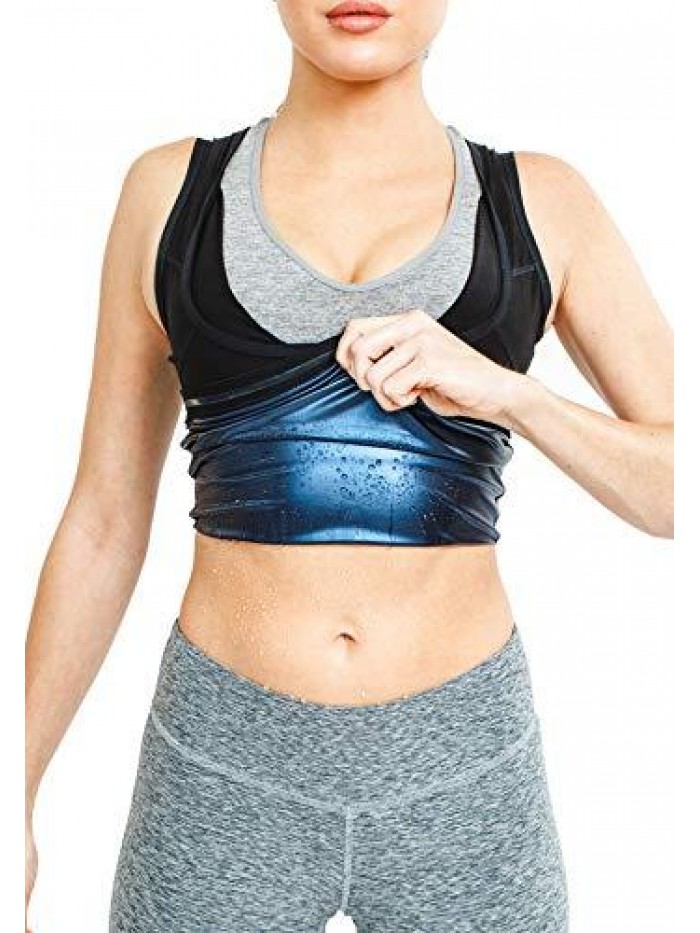 Shaper Women's Premium Workout Tank Top Slimming Polymer Sauna Vest 