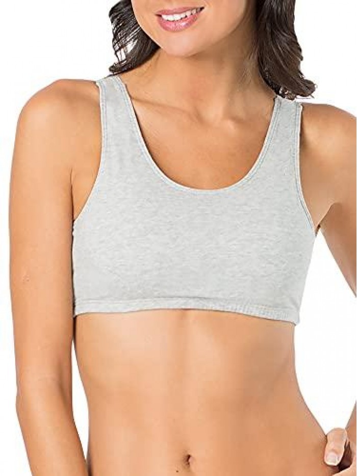 of the Loom Women's Built Up Tank Style Sports Bra 