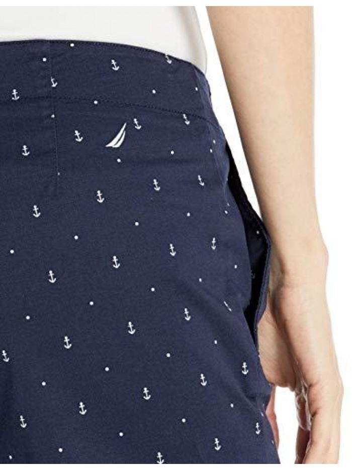 Women's Comfort Tailored Stretch Cotton Solid and Novelty Short 