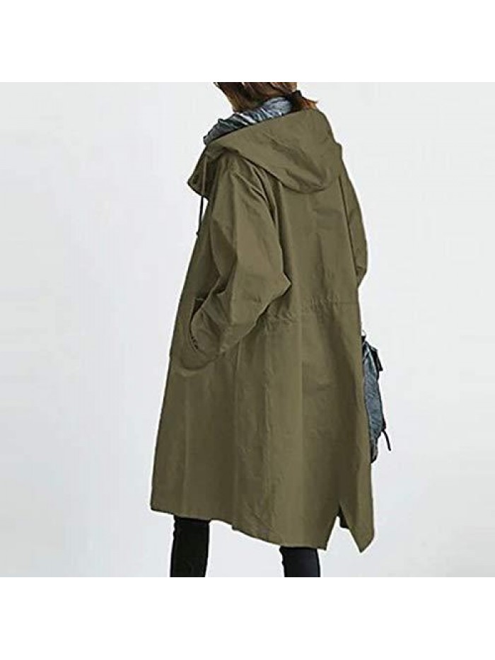 Winter Long Cardigan Coats Elegant Comfortable Windproof Jackets Outwear Loose Casual Zipper Hoodie Overcoats 