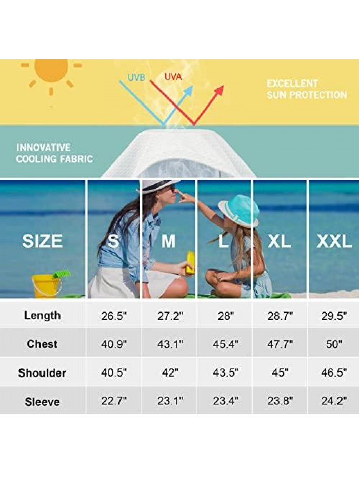 Quick Dry Sun UV Protection Convertible Long Sleeve Safari Shirts for Hiking Camping Fishing Sailing 
