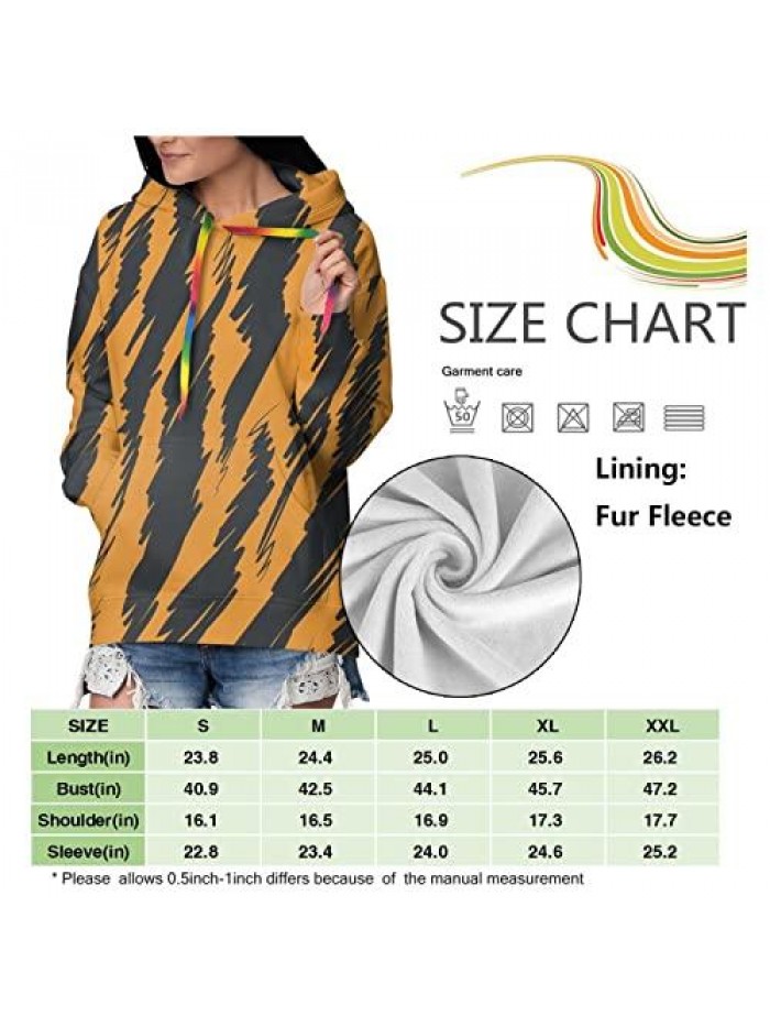 Skin Yellow Women'S Pullover Hoodie Loose Fit Ultra Soft Fleece Hooded Sweatshirt With Pockets Large 