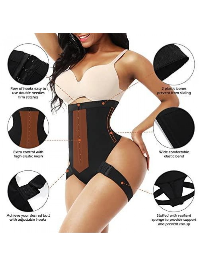 Body Shaper - Women 's Invisible Cuff Tummy Trainer with Butt Lifter Open Bust Tummy Control Shapewear 
