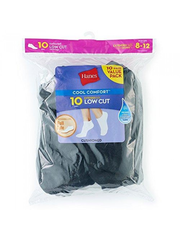 Women's 10-Pair Value Pack Low Cut Socks 