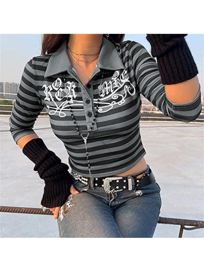 Sexy See Through Y2K Mesh Cardigan T-Shirt Ladies Girls Long Sleeve Button Down Lace E-Girl Crop Top 