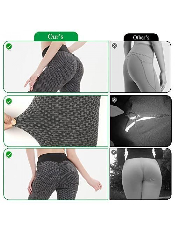 Lifting Leggings Women Booty High Waisted Tummy Control Workout Yoga Pants for Women 
